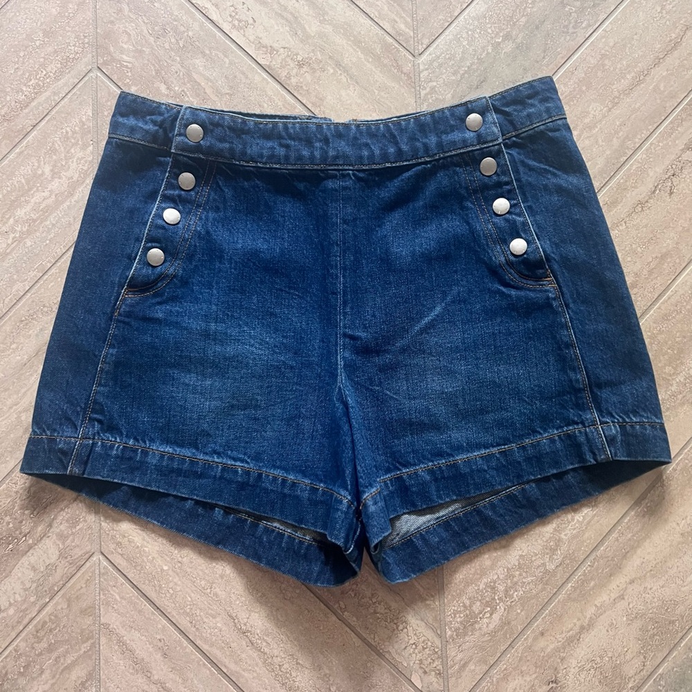 Frame Denim Blue Jean Shorts